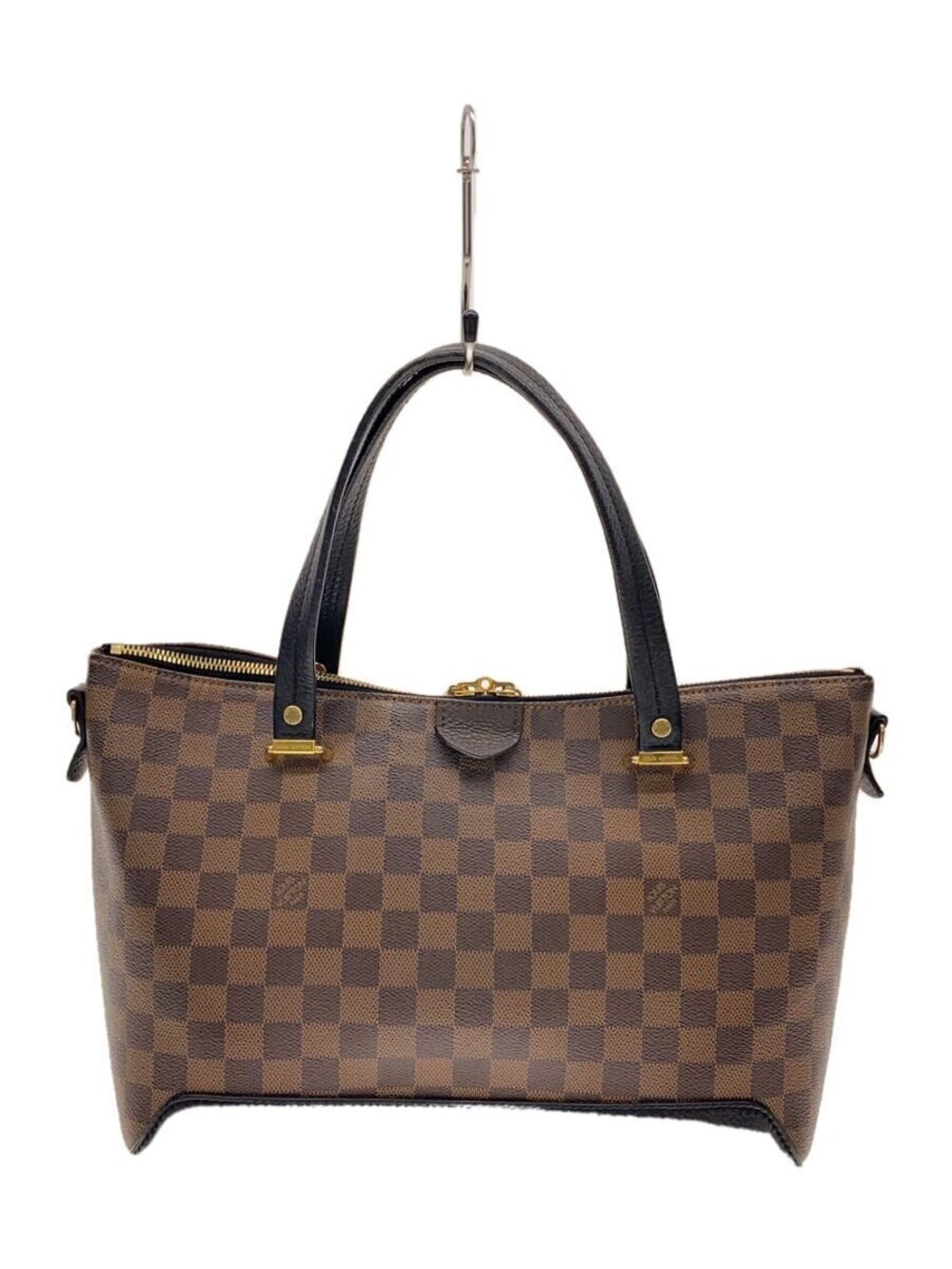 LOUIS VUITTON Hyde Park Damier Ebene Brown All over